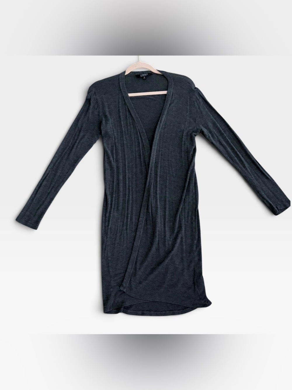 Company Ellen Tracy Gray Longline Cardigan